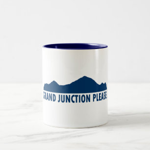 Caneca De Café Em Dois Tons Grand Junction Colorado, por favor
