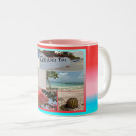 Caneca De Café Em Dois Tons Grand Turks e Caicos