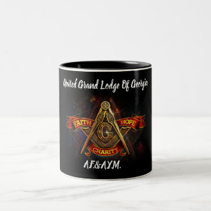 Caneca De Café Em Dois Tons Grande Lodge