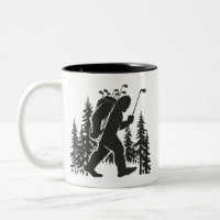 Grande Pé Golfista Árvore Sasquatch Engraçado Joga