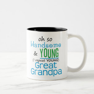 Caneca De Café Em Dois Tons Grande vovô considerável e novo