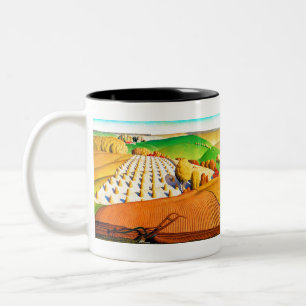 Caneca De Café Em Dois Tons Grant Wood Cair