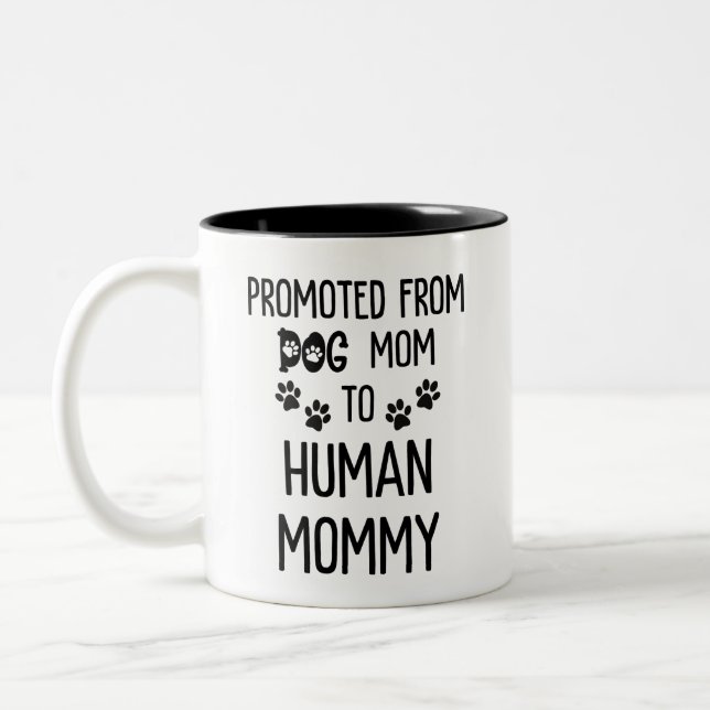 Caneca De Café Em Dois Tons Gravidez (Esquerda)