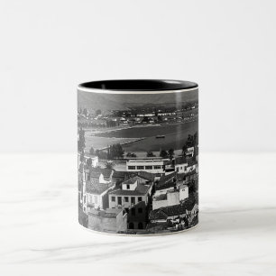 Caneca De Café Em Dois Tons Grécia Antiga Delphi Palácio antigo Atenas