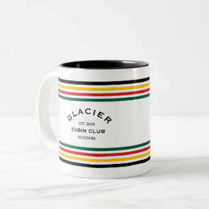 Caneca De Café Em Dois Tons Greve de Parque de Crest Personalizado do Clube de