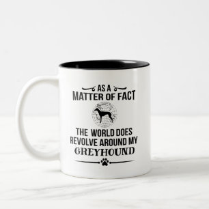 Caneca De Café Em Dois Tons Greyhound Dog Break Lover