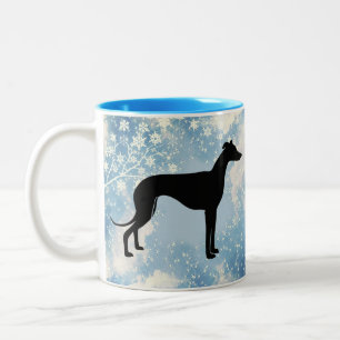 Caneca De Café Em Dois Tons Greyhound Inverno 