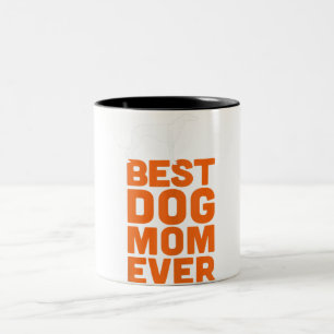 Caneca De Café Em Dois Tons Greyhound Whippet Dog Lover - Melhor Cachorro Mãe