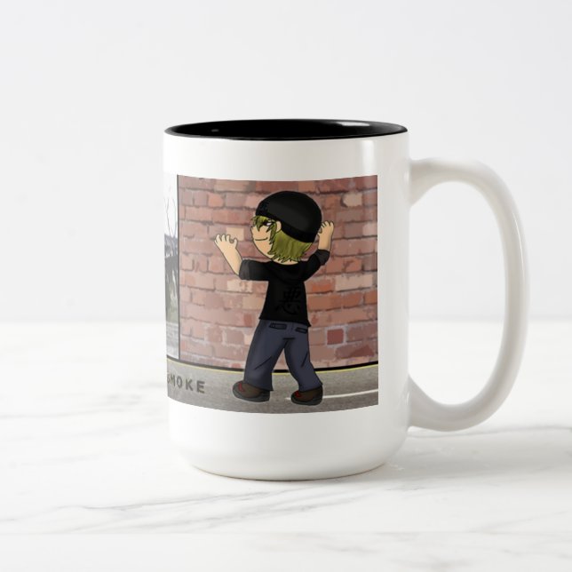 Caneca De Café Em Dois Tons Greysmoke (Direita)