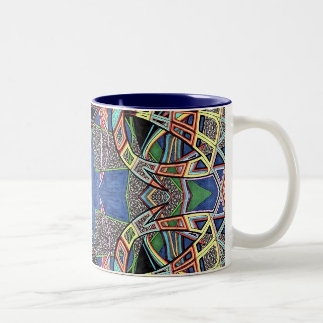 Caneca De Café Em Dois Tons Gridlokt (Direita)