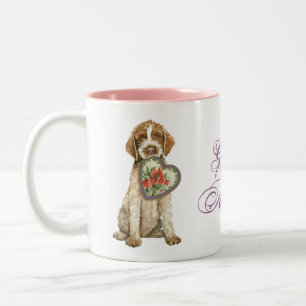 Caneca De Café Em Dois Tons Griffon Heart Mãe
