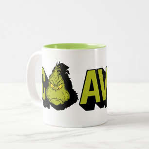 Caneca De Café Em Dois Tons Grinch Vá Embora