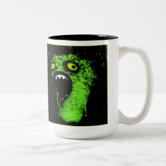 Caneca De Café Em Dois Tons Gritar Verde