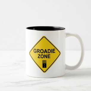 Caneca De Café Em Dois Tons Groadie Zone Gravel Cycling