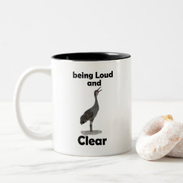 Caneca De Café Em Dois Tons Grouse-Sandália Fazendo Barulho e Claro Observador