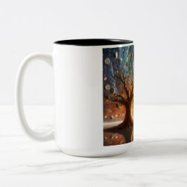 Caneca De Café Em Dois Tons Grove de Caçadores de Tempo