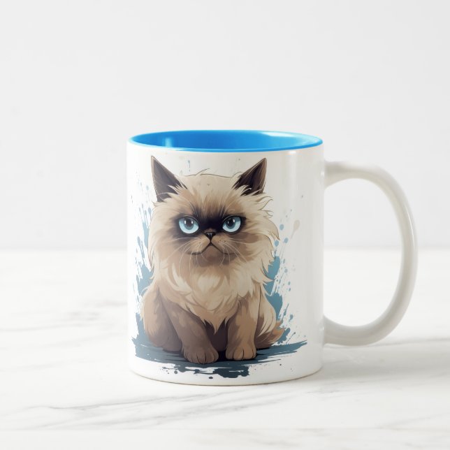 Caneca De Café Em Dois Tons Grump cat Mug (Direita)