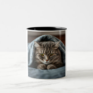 Caneca De Café Em Dois Tons Grumpy Cat Coffee Mug: Uma Manhã Puramente Grumpy