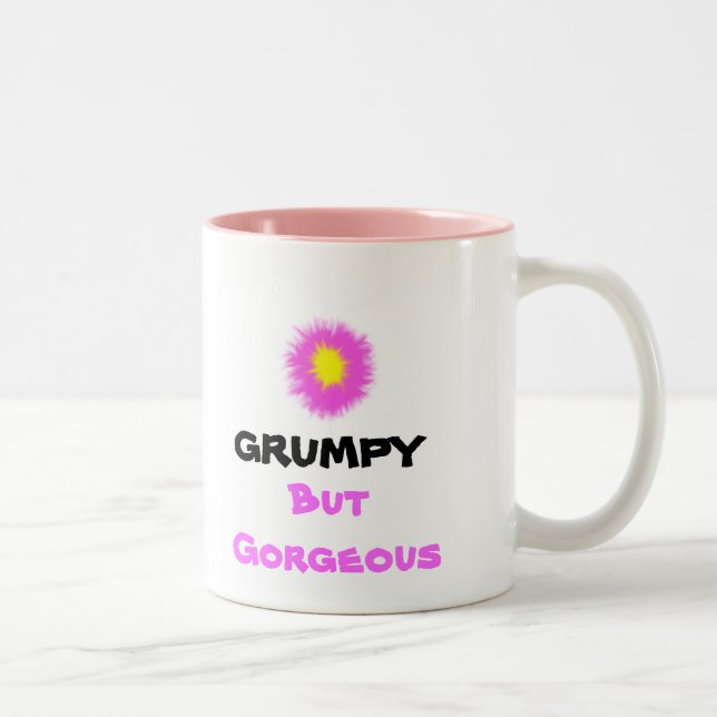 Caneca De Café Em Dois Tons GRUMPY, Mas Gordo (Direita)