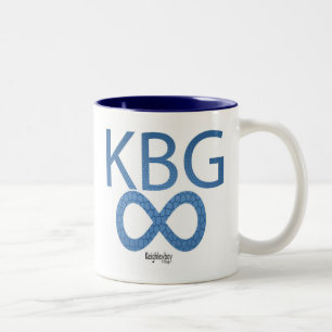 Caneca De Café Em Dois Tons Grupo de Keighleyboy do ∞ de KBG