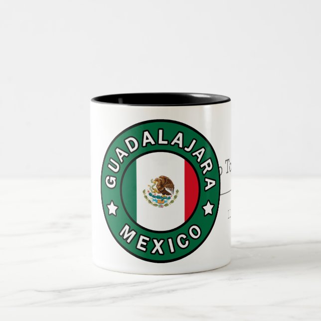 Caneca De Café Em Dois Tons Guadalajara México (Centro)