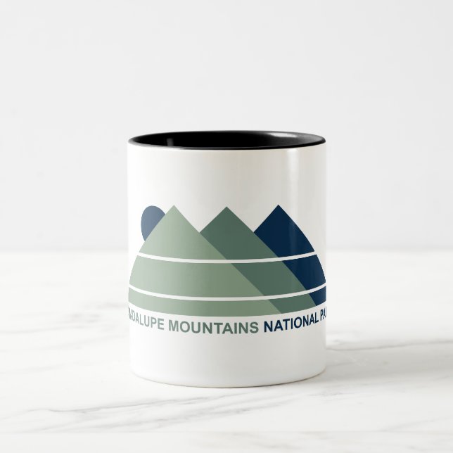 Caneca De Café Em Dois Tons Guadalupe Montanha Parque Nacional Sol Montanha (Centro)