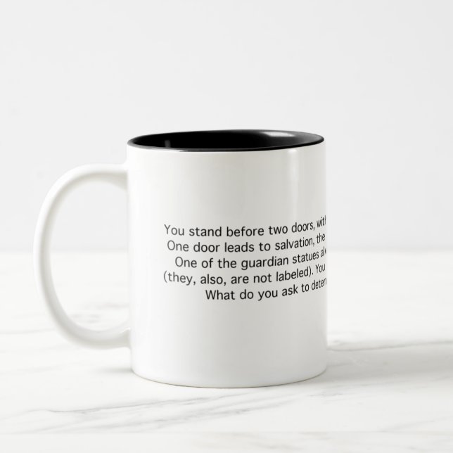 Caneca De Café Em Dois Tons Guardiães: Verdade e mentiras (Esquerda)