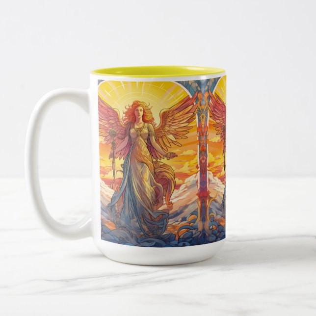 Caneca De Café Em Dois Tons Guardian Angel GA-22 Mug (Esquerda)