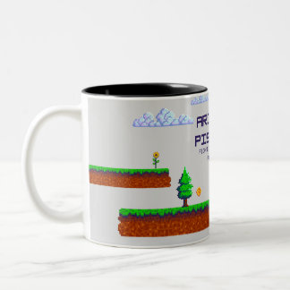 Caneca De Café Em Dois Tons Guerreiro Dreamer - Aries Sun, Peixes Lua Zodiac M