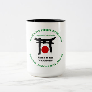 Caneca De Café Em Dois Tons Guerreiros de Yamato HS Japão