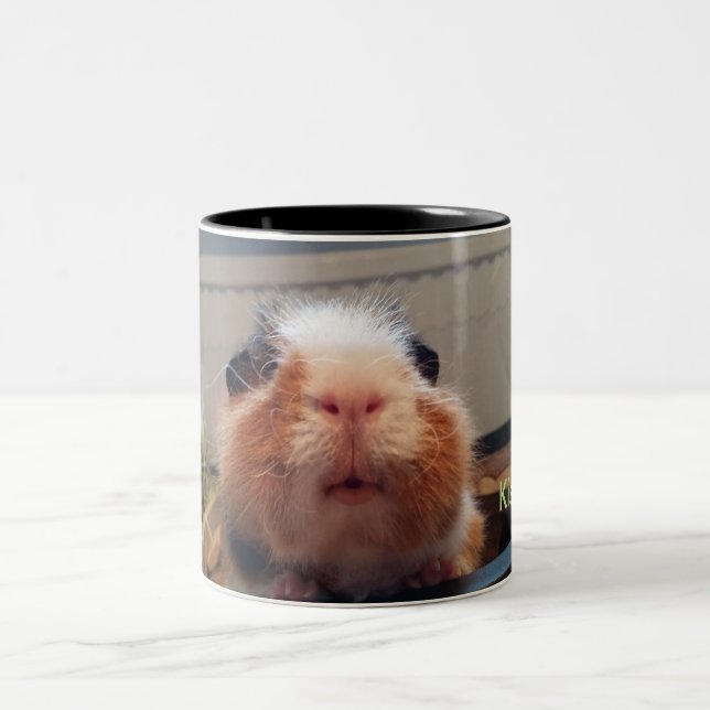 Caneca De Café Em Dois Tons Guinea pig kiss mug (Centro)