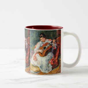 Caneca De Café Em Dois Tons guitarrista