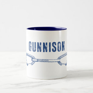 Caneca De Café Em Dois Tons Gunnison Colorado Rock Escalando QuickDrake