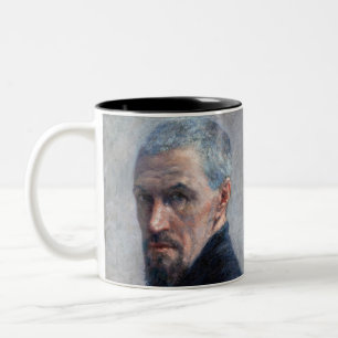 Caneca De Café Em Dois Tons Gustave Caillebotte - Auto-retrato
