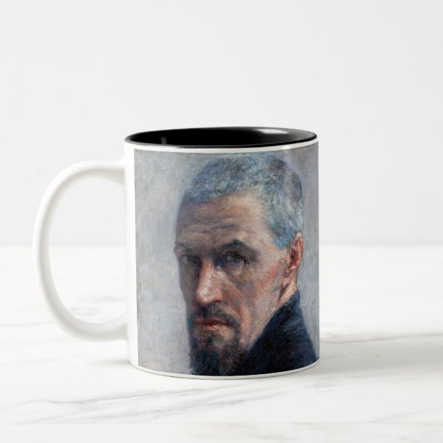Caneca De Café Em Dois Tons Gustave Caillebotte - Autorretrato (Esquerda)