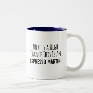 Caneca De Café Em Dois Tons Há uma Grande Chance de que isto seja um Espresso