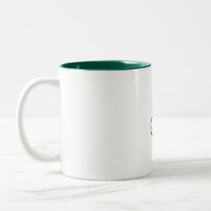 Caneca De Café Em Dois Tons Hajj Mabroor Mug Green e Ouro