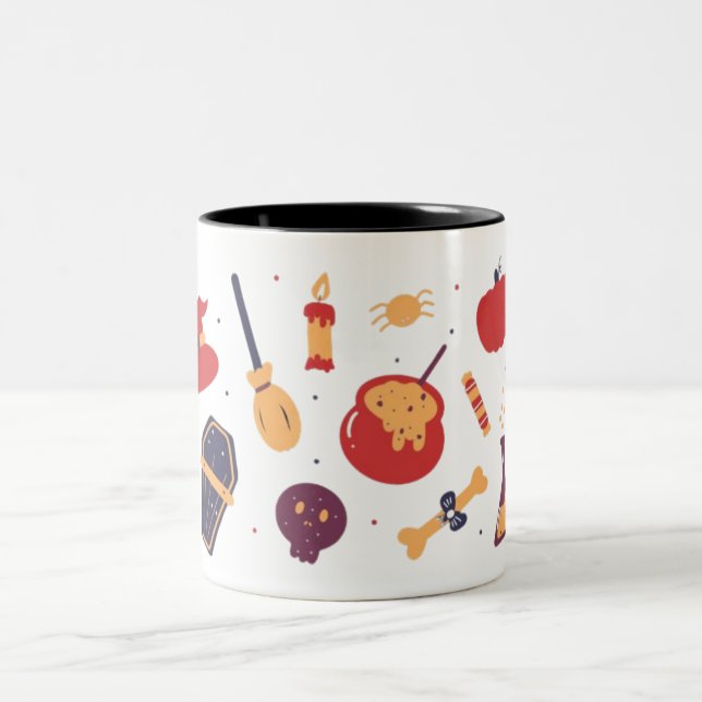 Caneca De Café Em Dois Tons Halloween (Centro)