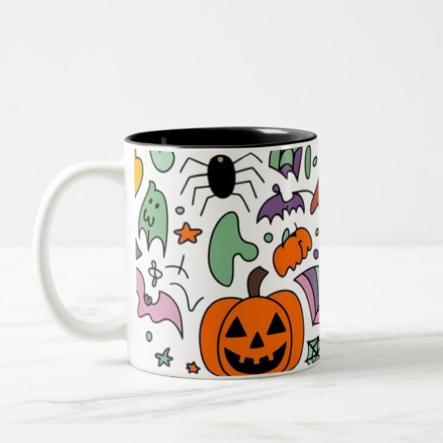 Caneca De Café Em Dois Tons Halloween 2024 (Esquerda)