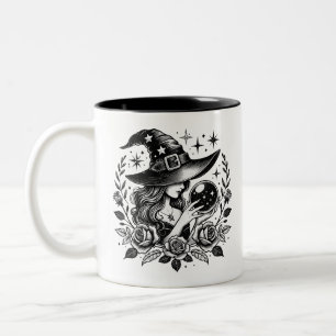 Caneca De Café Em Dois Tons Halloween Boa Bruxa