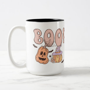 Caneca De Café Em Dois Tons Halloween Boo