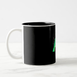 Caneca De Café Em Dois Tons Halloween Gift   Halloween de basquetebol
