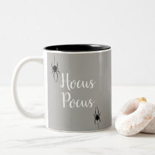 Caneca De Café Em Dois Tons Halloween Hocus Pocus Spider Pattern Mug