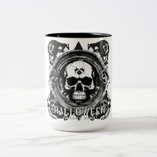Caneca De Café Em Dois Tons Halloween Horror Night