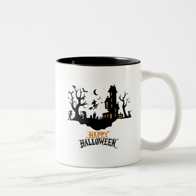 Caneca De Café Em Dois Tons Halloween Mug (Direita)