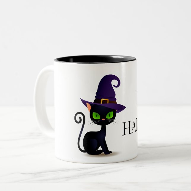 Caneca De Café Em Dois Tons Halloween Mug (Frente Esquerda)