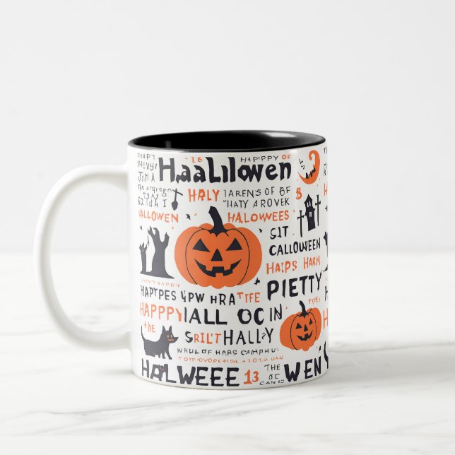 Caneca De Café Em Dois Tons Halloween Mugs (Esquerda)