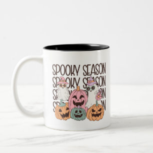 Caneca De Café Em Dois Tons Halloween Spooky Season