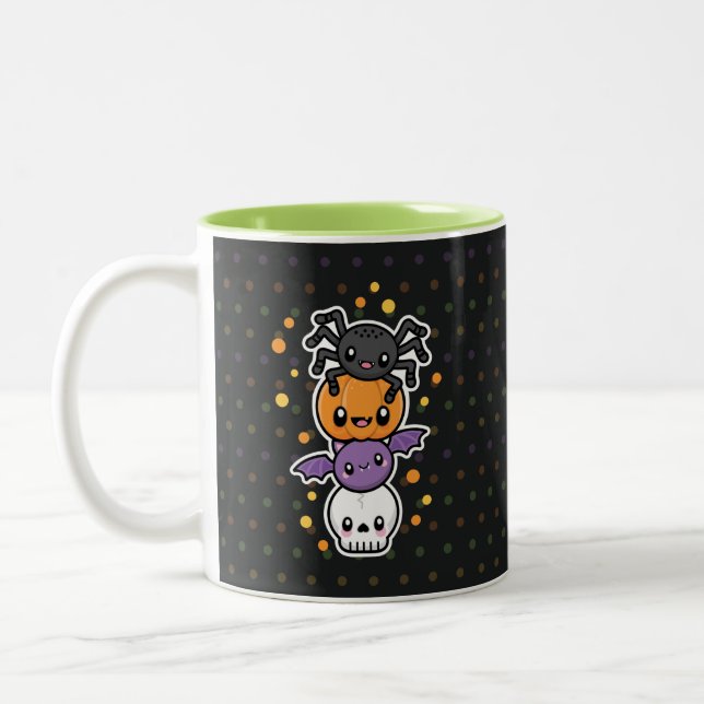 Caneca De Café Em Dois Tons Halloween Treats (Esquerda)
