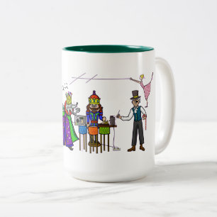 Caneca De Café Em Dois Tons Ham Radio Nutcracker Mug